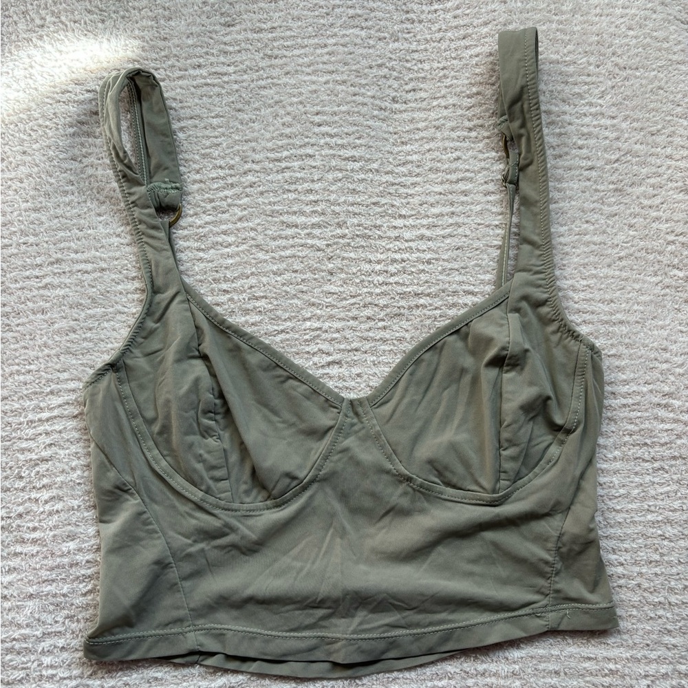 Free People Intimately green top